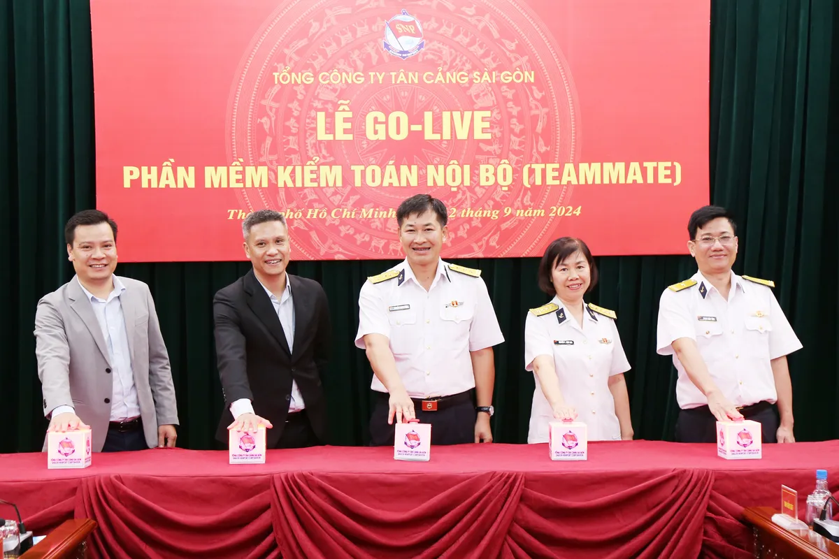 Golive phần mềm Kiểm toán nội bộ TeamMate tại Tổng Công ty Tân cảng Sài Gòn