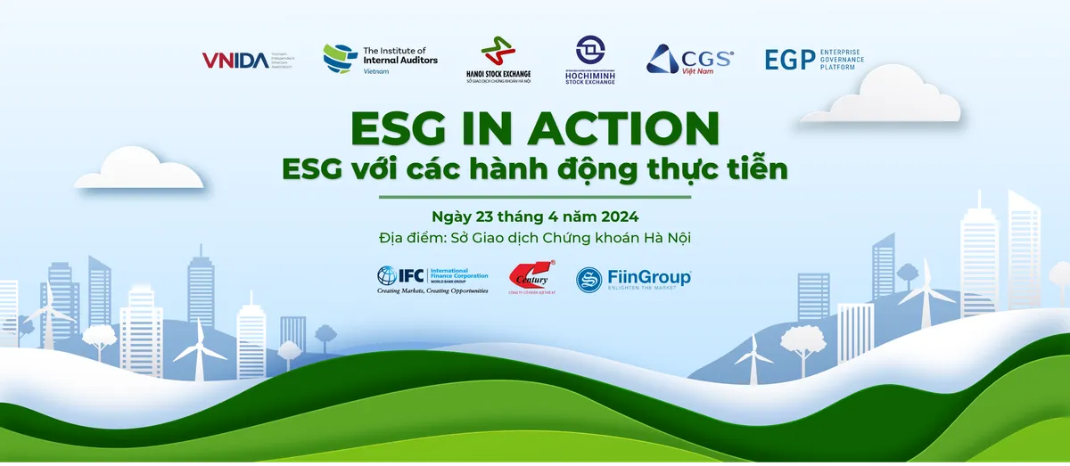 Hội thảo ESG in action - ESG với các hành động thực tiễn