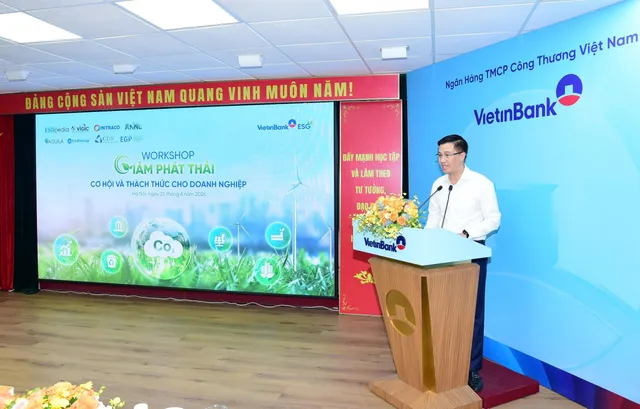 Workshop "Emission Reduction: Opportunities and Challenges for Businesses" of VietinBank: EGP Vietnam's Perspective